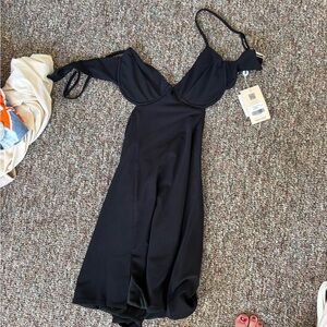 New black tiger mist dress